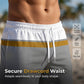 🏖️PROMO FLASH 50%👕Ensemble Sport Été Homme Color-Block – T-shirt Respirant + Short Cordon, 2 Pièces, 8 Tailles, Idéal Plage & Sport🌴