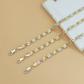 ⌚ PROMO LIMITÉE 50% DE RÉDUCTION ! 💥 Bracelet Maillons Tricolore – Or, Or Rose, Or Blanc – Look Moderne ✨