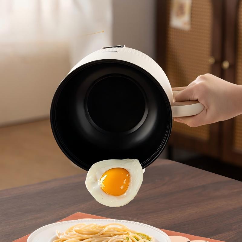🔥🍳 PROMO FLASH -50% Jusqu'à Épuisement ! Casserole Électrique Intelligente Multifonction – 6 Modes, Minuterie, Revêtement Anti-Adhésif, Cuiseur Vapeur, 600W, Idéale Dortoir & Cuisine 🥟