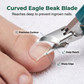 💅✂️ Kit coupe-ongles pro 3 pièces – Lames courbées et précises, soin à domicile, des outils adaptés aux mains et aux pieds pour une coupe nette, sûre et confortable 🏠✨