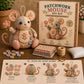🐭✨ PROMO FLASH 50% ! Trousse à Couture Vintage Faite Main en Forme de Souris – Kit DIY Patchwork, 3 Coloris, Idéal Débutants & Passionnés 🧵