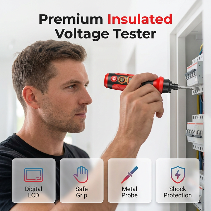 📢📢50 % DE RÉDUCTION⏰Stylo Testeur de Tension Numérique À Induction Intelligent