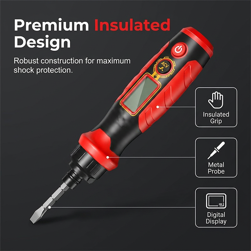 📢📢50 % DE RÉDUCTION⏰Stylo Testeur de Tension Numérique À Induction Intelligent