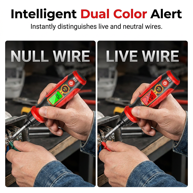 📢📢50 % DE RÉDUCTION⏰Stylo Testeur de Tension Numérique À Induction Intelligent
