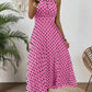 ⏰Robe Femme Pois & Dos Nu – Coupe Haute Taille, Jupe Plissée, Sans Manches, 3 Couleurs, 4 Tailles, Style Rétro & Élégant ✨