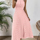 ⏰Robe Femme Pois & Dos Nu – Coupe Haute Taille, Jupe Plissée, Sans Manches, 3 Couleurs, 4 Tailles, Style Rétro & Élégant ✨