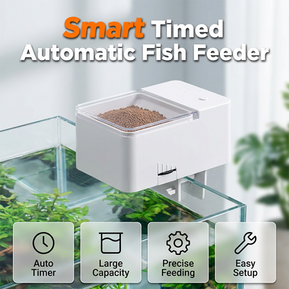 📢📢50 % de réduction⏰Distributeur automatique de nourriture pour poissons avec minuterie