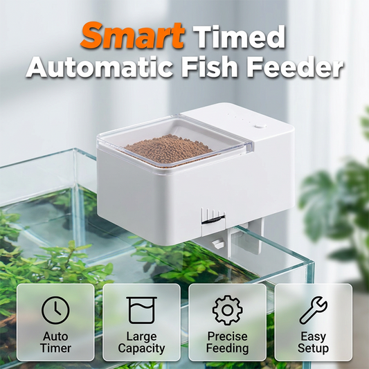 📢📢50 % de réduction⏰Distributeur automatique de nourriture pour poissons avec minuterie