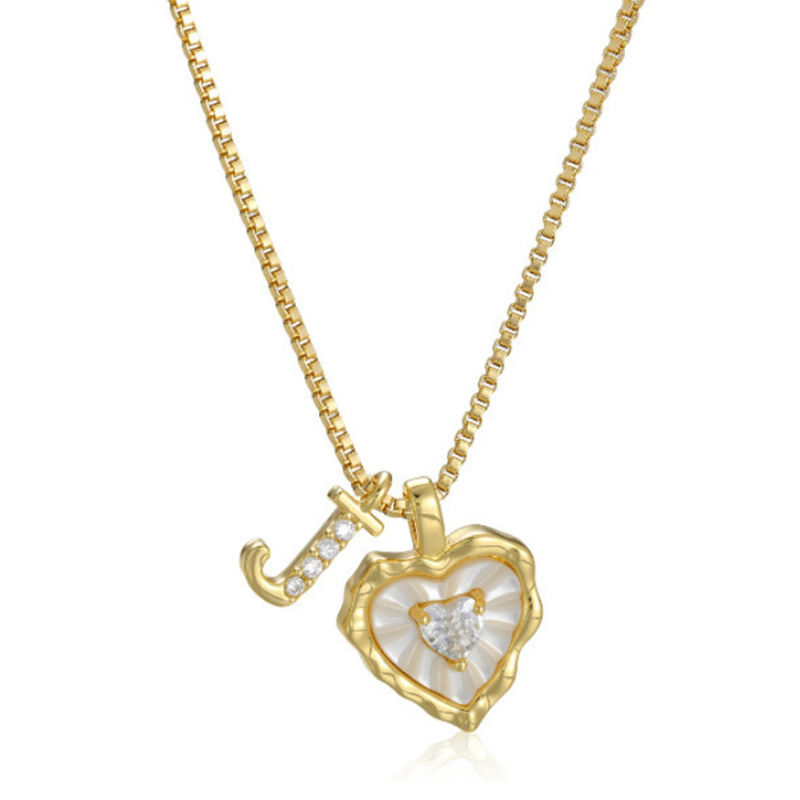 💎 PROMO LIMITÉE -50% ! ✨ Collier Micro Pavé Lettre & Cœur – Pendentif Initial A–Z, Chaîne Titane Anti-Rouille, Ajustable 45+5cm · Style Hip-Hop Romantique 💥