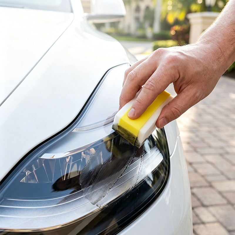 🚗 PROMO LIMITÉE 50% DE RÉDUCTION ! 💥 Liquide Rénovation Phares Ultime – Anti-Jaunissement, Protection UV, Kit Complet ✨