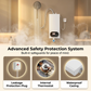 🔥 PROMO FLASH : 50% DE RÉDUCTION ! 💧 Chauffe-Eau Électrique Instantané Compact & Sûr – Design Ultra-Compact Sans Réservoir – Affichage LED Intelligent – Protection Anti-Fuite & Surchauffe – Idéal Sous Évier, Salle de Bain & Camping-Car 🏠