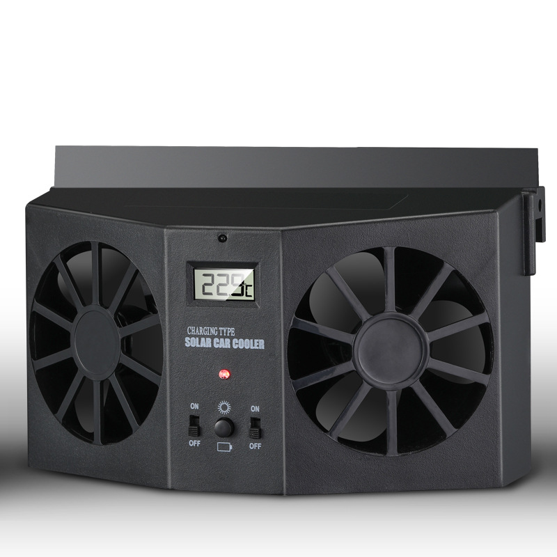 💎Promotion sur les nouveautés 2026, votre allié idéal pour l'été 🎁🌞Ventilateur d'extraction solaire pour voiture