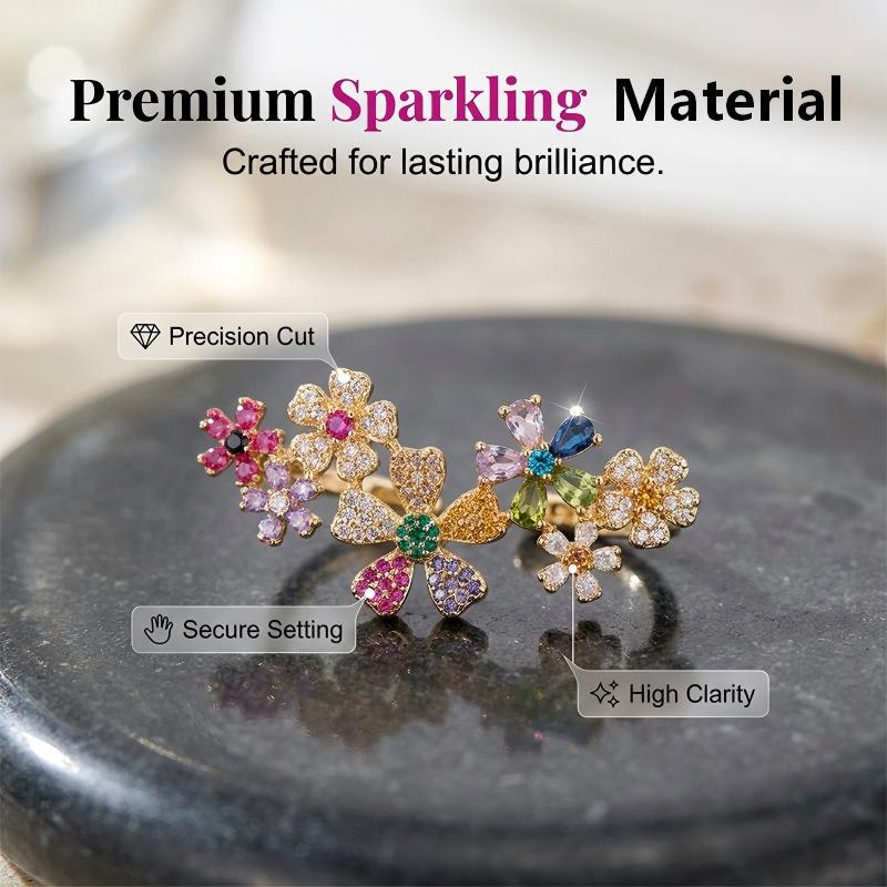 🌸50% MAINTENANT🌸Boucles d'Oreilles Grimpantes Florales Vibrantes pour Femme