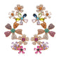 🌸50% MAINTENANT🌸Boucles d'Oreilles Grimpantes Florales Vibrantes pour Femme