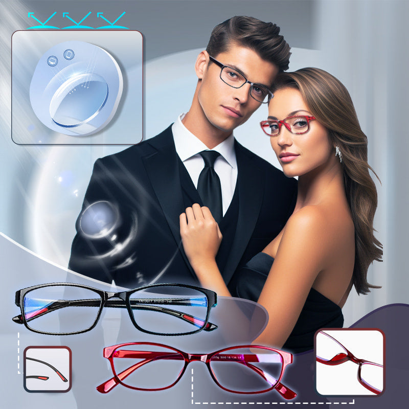 👓Lunettes de lecture anti-lumière bleue à mise au point automatique – Fini la fatigue oculaire sur smartphone !