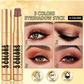💄 PROMO LIMITÉE -50% ! 🌈 Bâton Fard à Paupières Dégradé 3-en-1 – Embout Courbe, Longue Tenue Waterproof & Dégradé en 1 Seul Trait ✨