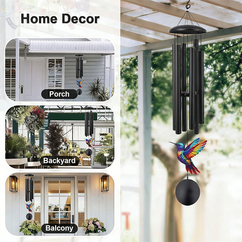 Carillons éoliens commémoratifs en métal vintage pour jardin