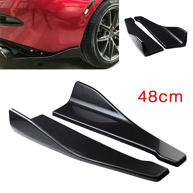 📢📢50% DE RÉDUCTION⏰Becquet Pare-Chocs Arrière Universel Aérodynamique – PP Résistant aux Chocs, 48cm, 2 Coloris, Idéal Protection & Style Sportif 🏎️
