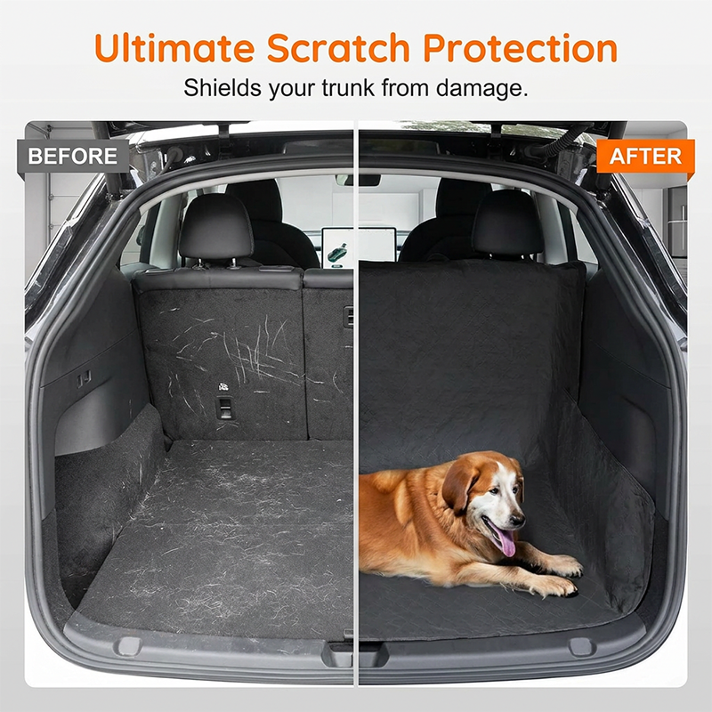 🚗50 % DE RÉDUCTION MAINTENANT⏰Tapis de coffre imperméable pour animaux de compagnie – Antidérapant et facile à nettoyer – Protège le coffre de la saleté, des taches et des poils – Idéal pour les chiens ou le matériel de plein air 🐕
