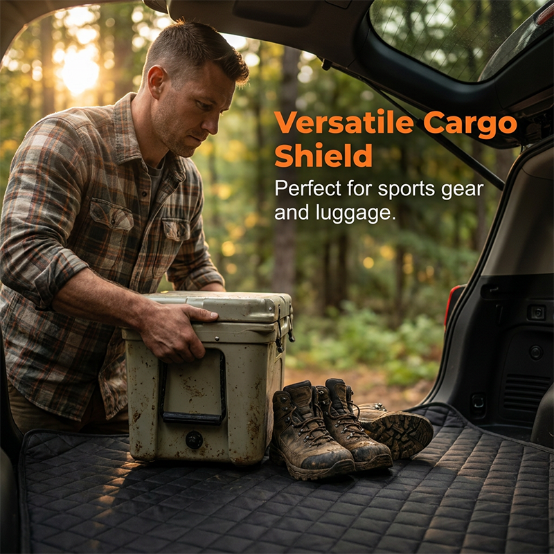 🚗50 % DE RÉDUCTION MAINTENANT⏰Tapis de coffre imperméable pour animaux de compagnie – Antidérapant et facile à nettoyer – Protège le coffre de la saleté, des taches et des poils – Idéal pour les chiens ou le matériel de plein air 🐕