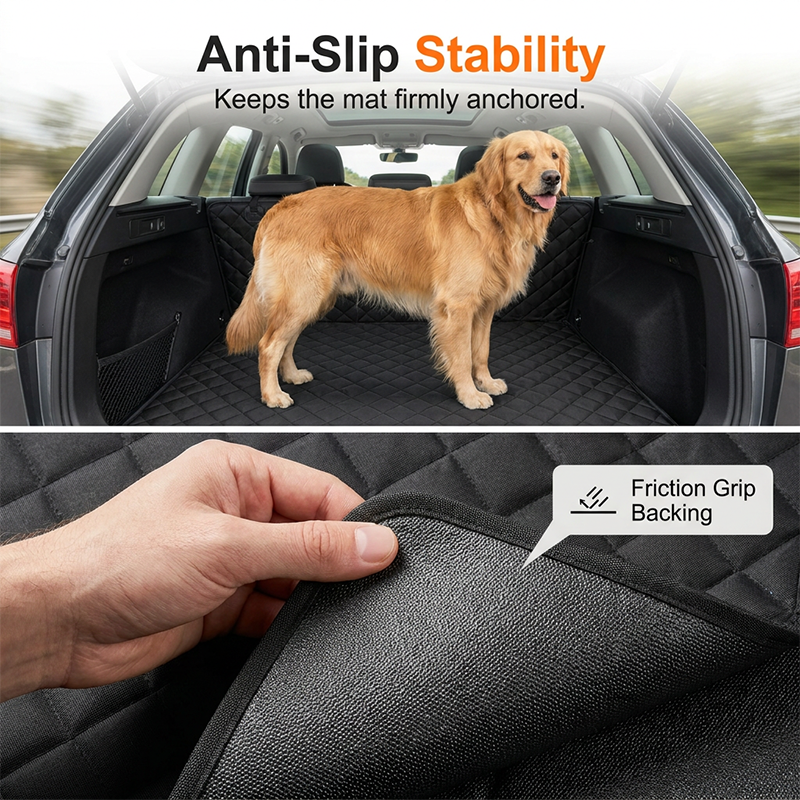 🚗50 % DE RÉDUCTION MAINTENANT⏰Tapis de coffre imperméable pour animaux de compagnie – Antidérapant et facile à nettoyer – Protège le coffre de la saleté, des taches et des poils – Idéal pour les chiens ou le matériel de plein air 🐕