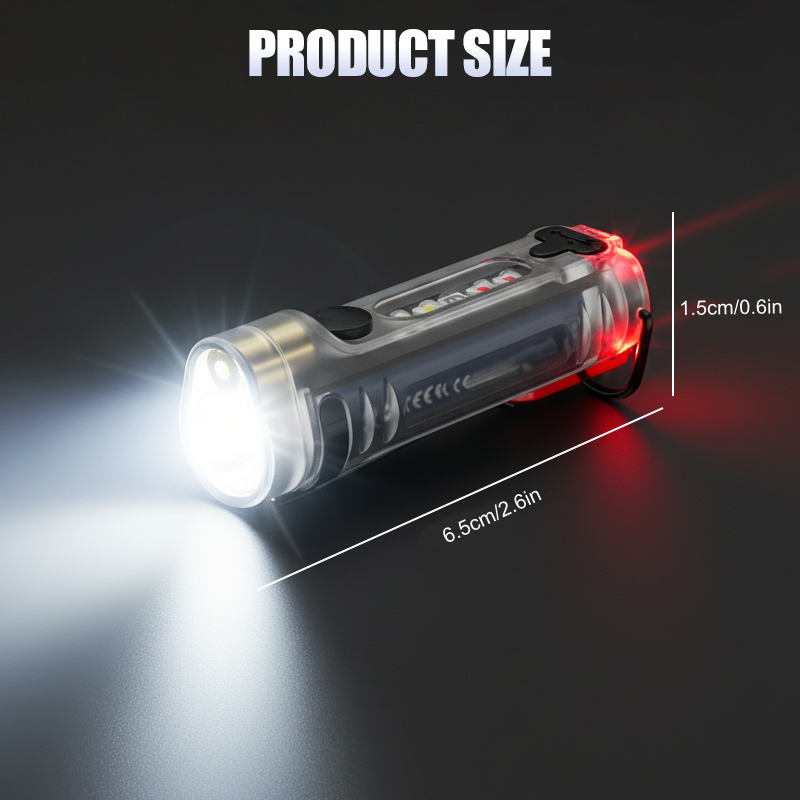 🔦⚡ Lampe porte-clés | Rechargeable, multi-usages et ultra-légère ✅