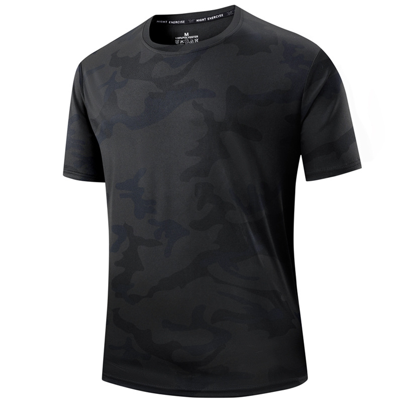 👕 T-shirt Sport Camouflage Séchage Rapide Homme 🌿 Respirant & Léger | Salle, Course, Plein Air 💪