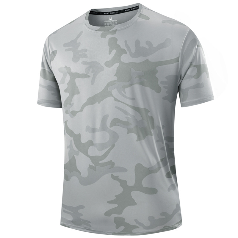👕 T-shirt Sport Camouflage Séchage Rapide Homme 🌿 Respirant & Léger | Salle, Course, Plein Air 💪