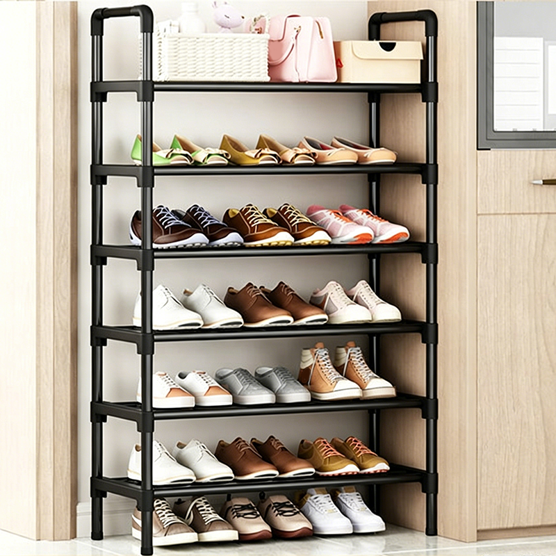 👟📦 Étagère à chaussures multicouche – Grande capacité, montage sans outils, structure robuste pour une entrée bien rangée 🏠💪