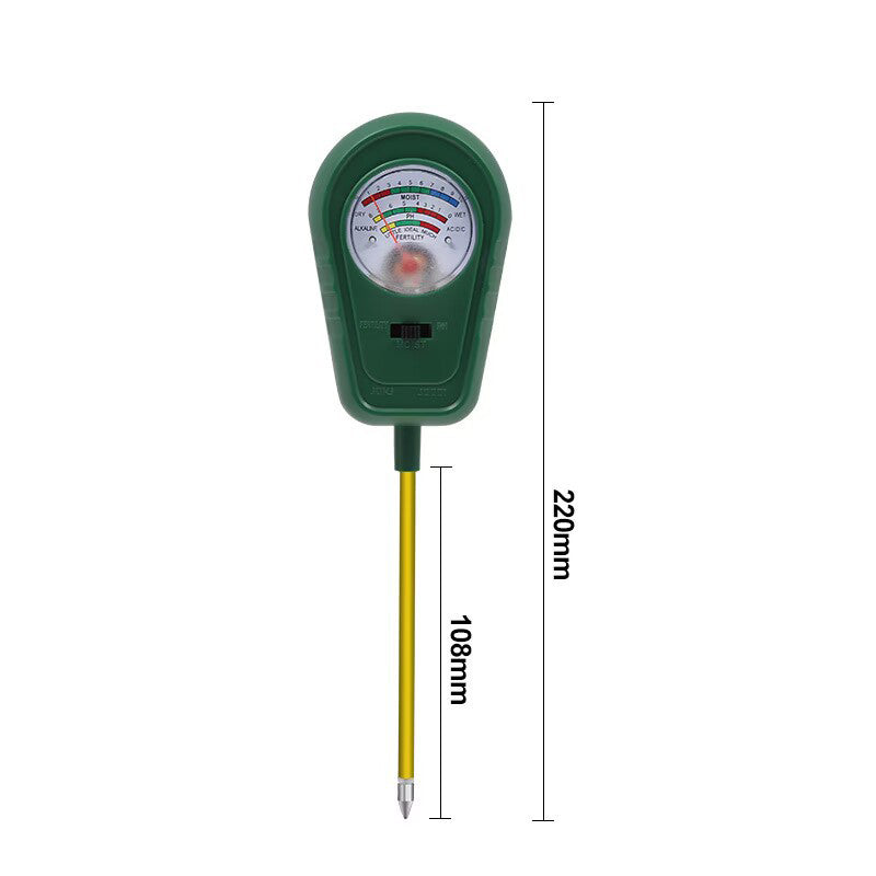 🌱 50 % DE RÉDUCTION ! 🔥 Analyseur de sol 3 en 1 avec affichage à aiguille – Mesure le pH, l'humidité et la luminosité – Idéal pour le jardin, la pelouse ou les plantes en pot – Montage facile, sans piles 🌿