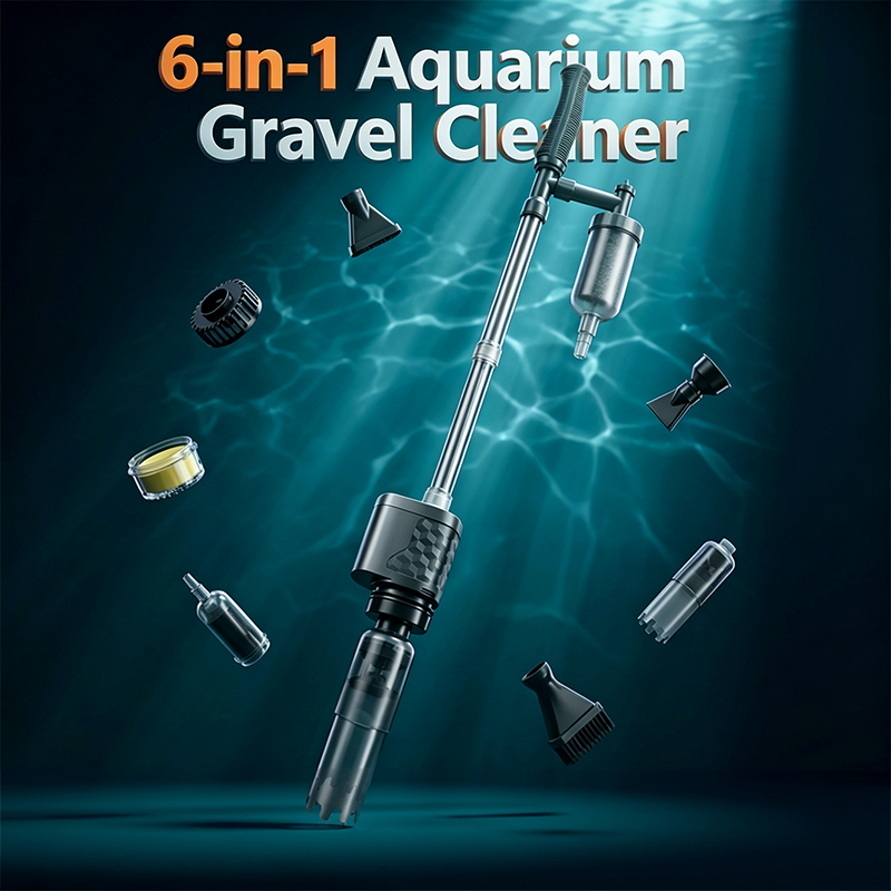 Aspirateur électrique pour aquarium à nettoyage facile