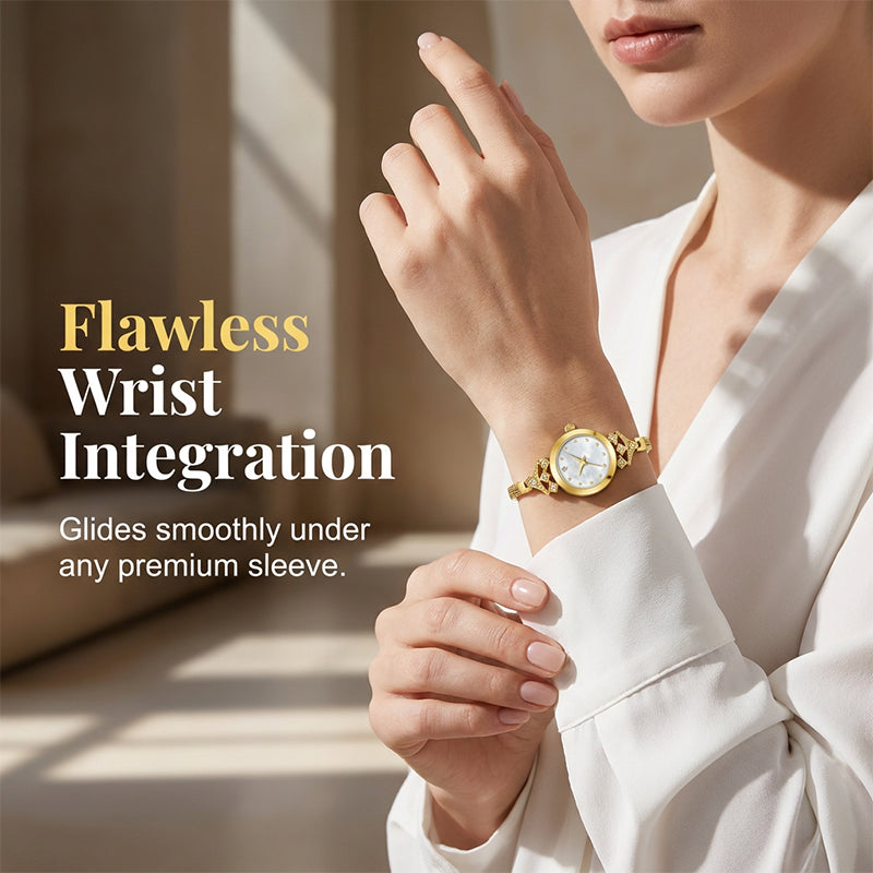 ⌚️🌸 OFFRE LIMITÉE 50% DE RÉDUCTION💎Montre Bracelet Élégante pour Femme – Bracelet Maillé Fin, Cadran Minimaliste, Accents Brillants – Parfaite pour le Bureau, les Rendez-vous ou le Glamour Quotidien ✨👗