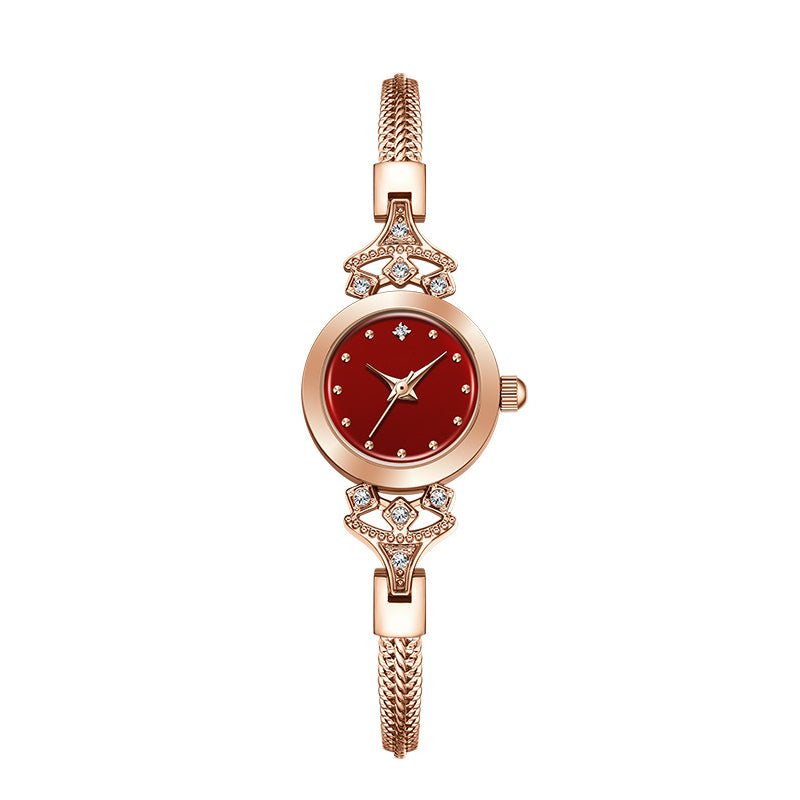 ⌚️🌸 OFFRE LIMITÉE 50% DE RÉDUCTION💎Montre Bracelet Élégante pour Femme – Bracelet Maillé Fin, Cadran Minimaliste, Accents Brillants – Parfaite pour le Bureau, les Rendez-vous ou le Glamour Quotidien ✨👗