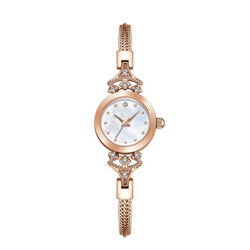 ⌚️🌸 OFFRE LIMITÉE 50% DE RÉDUCTION💎Montre Bracelet Élégante pour Femme – Bracelet Maillé Fin, Cadran Minimaliste, Accents Brillants – Parfaite pour le Bureau, les Rendez-vous ou le Glamour Quotidien ✨👗