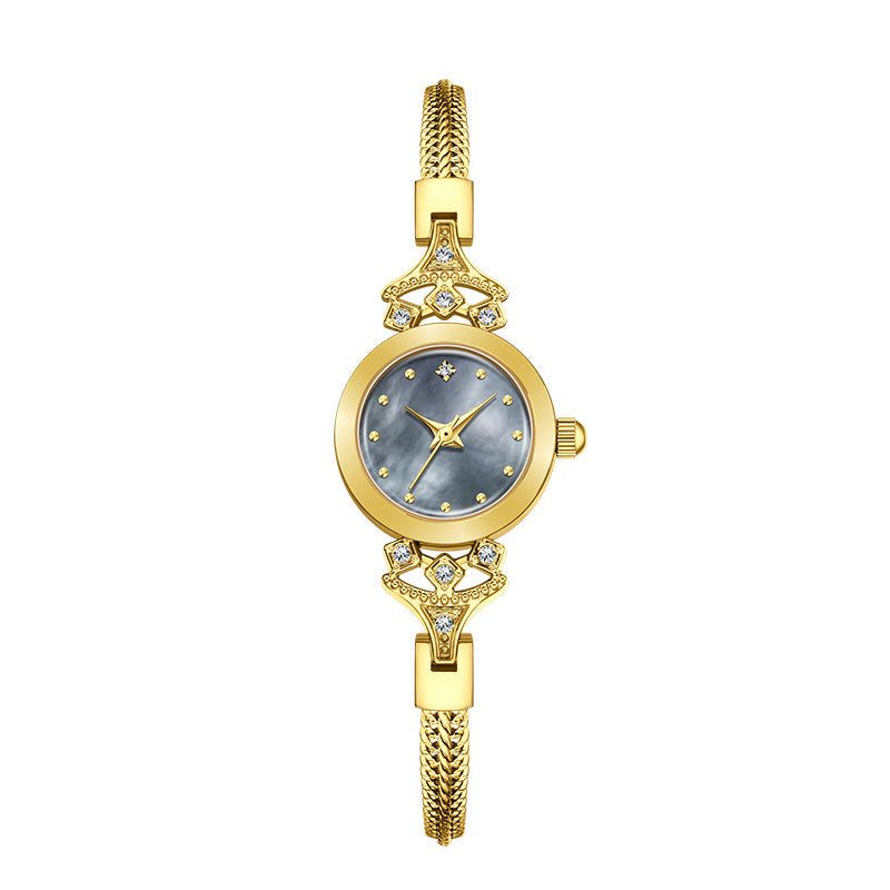 ⌚️🌸 OFFRE LIMITÉE 50% DE RÉDUCTION💎Montre Bracelet Élégante pour Femme – Bracelet Maillé Fin, Cadran Minimaliste, Accents Brillants – Parfaite pour le Bureau, les Rendez-vous ou le Glamour Quotidien ✨👗