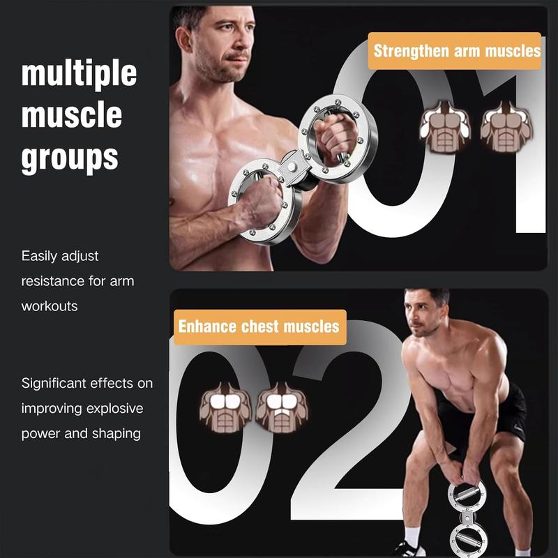 Appareil de rotation pour la coiffe des rotateurs, appareil de musculation de 5,4 kg pour les bras et les épaules avec résistance réglable, appareil d'entraînement pour les avant-bras et la force de préhension pour hommes et femmes