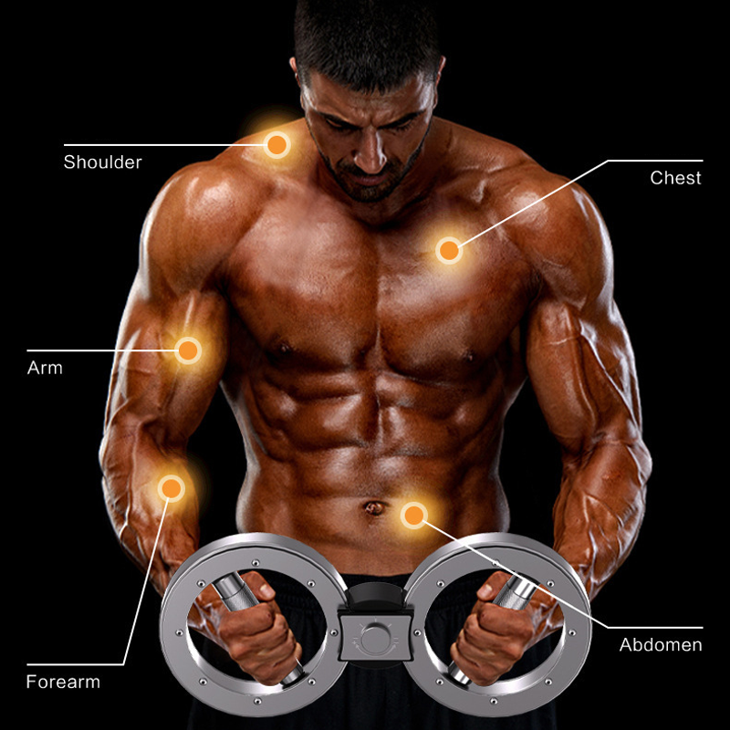 Appareil de rotation pour la coiffe des rotateurs, appareil de musculation de 5,4 kg pour les bras et les épaules avec résistance réglable, appareil d'entraînement pour les avant-bras et la force de préhension pour hommes et femmes