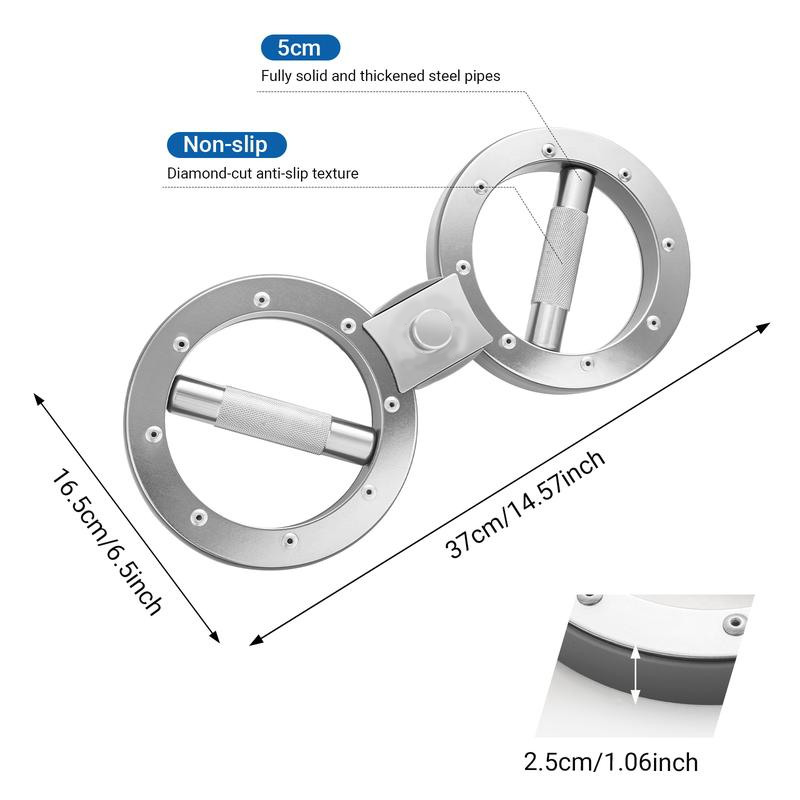Appareil de rotation pour la coiffe des rotateurs, appareil de musculation de 5,4 kg pour les bras et les épaules avec résistance réglable, appareil d'entraînement pour les avant-bras et la force de préhension pour hommes et femmes