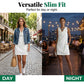 👗50% DE RÉDUCTION💥Robe slim fit col bénitier – Sans manches & poches latérales – Polyvalente, parfaite pour le bureau ou les soirées – élégante et confortable ✨🌸