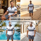 👕 50% DE RÉDUCTION ! ☀️ Ensemble 2 pièces pour homme (chemise et short) – Confortable, respirant et polyvalent – Idéal pour l'été, les loisirs ou les voyages – Style décontracté et frais 🩳✨