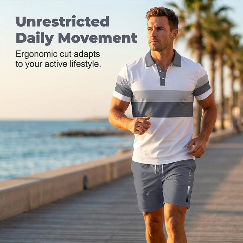 👕 50% DE RÉDUCTION ! ☀️ Ensemble 2 pièces pour homme (chemise et short) – Confortable, respirant et polyvalent – Idéal pour l'été, les loisirs ou les voyages – Style décontracté et frais 🩳✨