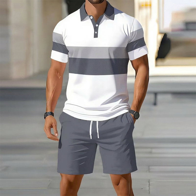 👕 50% DE RÉDUCTION ! ☀️ Ensemble 2 pièces pour homme (chemise et short) – Confortable, respirant et polyvalent – Idéal pour l'été, les loisirs ou les voyages – Style décontracté et frais 🩳✨