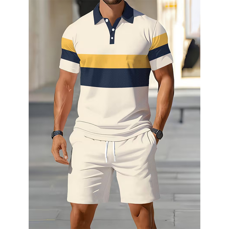 👕 50% DE RÉDUCTION ! ☀️ Ensemble 2 pièces pour homme (chemise et short) – Confortable, respirant et polyvalent – Idéal pour l'été, les loisirs ou les voyages – Style décontracté et frais 🩳✨