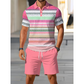 👕 50% DE RÉDUCTION ! ☀️ Ensemble 2 pièces pour homme (chemise et short) – Confortable, respirant et polyvalent – Idéal pour l'été, les loisirs ou les voyages – Style décontracté et frais 🩳✨