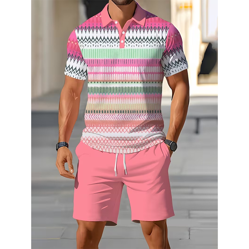 👕 50% DE RÉDUCTION ! ☀️ Ensemble 2 pièces pour homme (chemise et short) – Confortable, respirant et polyvalent – Idéal pour l'été, les loisirs ou les voyages – Style décontracté et frais 🩳✨