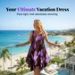 👗🌿 PROMO FLASH 50% ! Robe Dégradée Sans Manches – Tissu Respirant, Ourlet Asymétrique, Bretelles Anneaux O, 6 Coloris, Tailles S-5XL, Idéale Brunch & Bureau 🥂