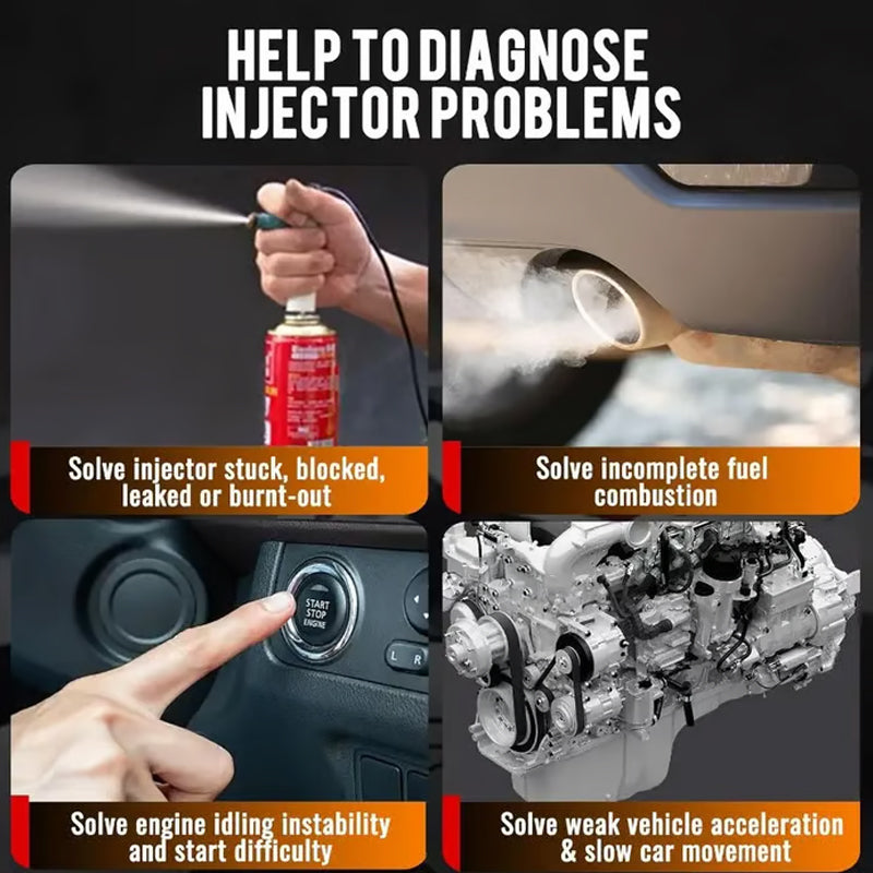 Testeur et Nettoyeur d’Injecteurs de Carburant Professionnel à 4 Modes