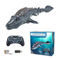 Jouet de natation Mosasaurus radiocommandé 2,4 GHz avec pulvérisation