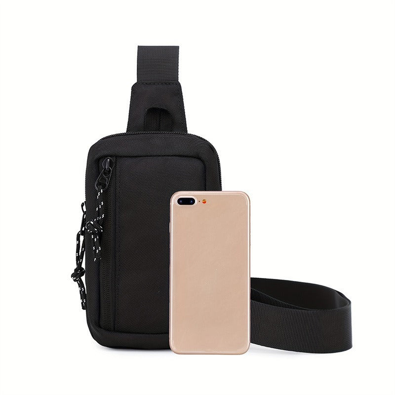 📢📢50 % DE RÉDUCTION !! ⏰Sac Bandoulière Homme Urban Commuter – Tissu Polyester Résistant Eau, Compartiments Organisés Passeport Téléphone Clés, Sangle Réglable 3 Ports · Ultraléger · Noir ✨