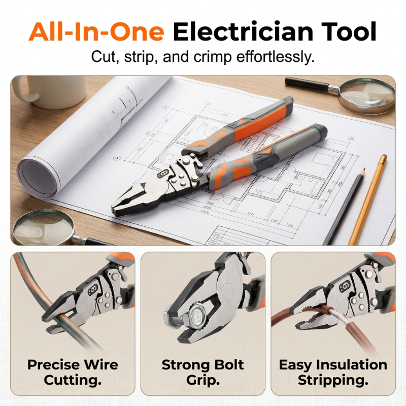 🔩🔥 -50% ! Pince Électricien Cliquet Industrielle 9 Pouces – Auto-Verrouillage Réduit Fatigue Mains Coupe Pliage Fils Lourds, Poignées Ergonomiques Antidérapantes Transfert Couple Maximal, Anti-Rouille Durable ⚡✨